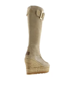Mujer Vidorreta Botas Altas|Bota alta en serraje arena Tilo 7