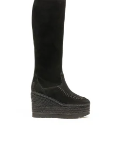 Mujer Vidorreta Outlet|Botas Altas|Bota alta en serraje negro Tilo 5