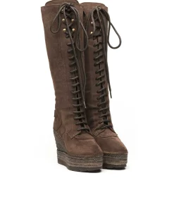 Mujer Vidorreta Botas Altas|Bota alta en serraje testa Tilo 7