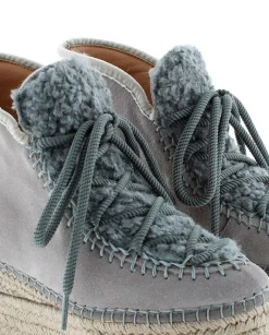 Mujer Vidorreta Botas Bajas|Bota baja borreguito en serraje gris Creta