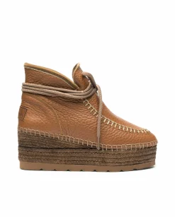 Vidorreta Outlet|Bota baja en bost camel Creta