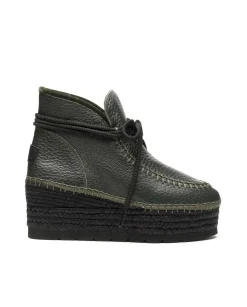 Vidorreta Outlet|Bota baja en bost kaki Creta