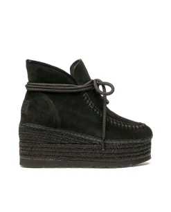 Mujer Vidorreta Botas Bajas|Bota baja en serraje negro Creta