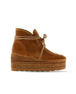 Mujer Vidorreta Botas Bajas|Bota baja serraje cuero oscuro Creta
