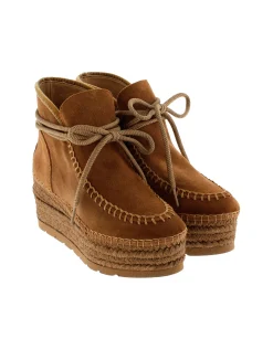 Mujer Vidorreta Botas Bajas|Bota baja serraje cuero oscuro Creta