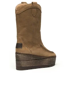 Mujer Vidorreta Botas Cowboy|Bota Cowboy en nobuk tierra Creta