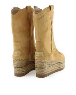 Mujer Vidorreta Botas Cowboy|Bota Cowboy en serraje camel Creta