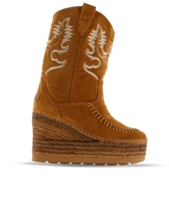Mujer Vidorreta Botas Cowboy|Bota Cowboy en serraje cuero Tilo 5