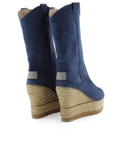 Mujer Vidorreta Botas Cowboy|Bota Cowboy en serraje marino Tilo 7