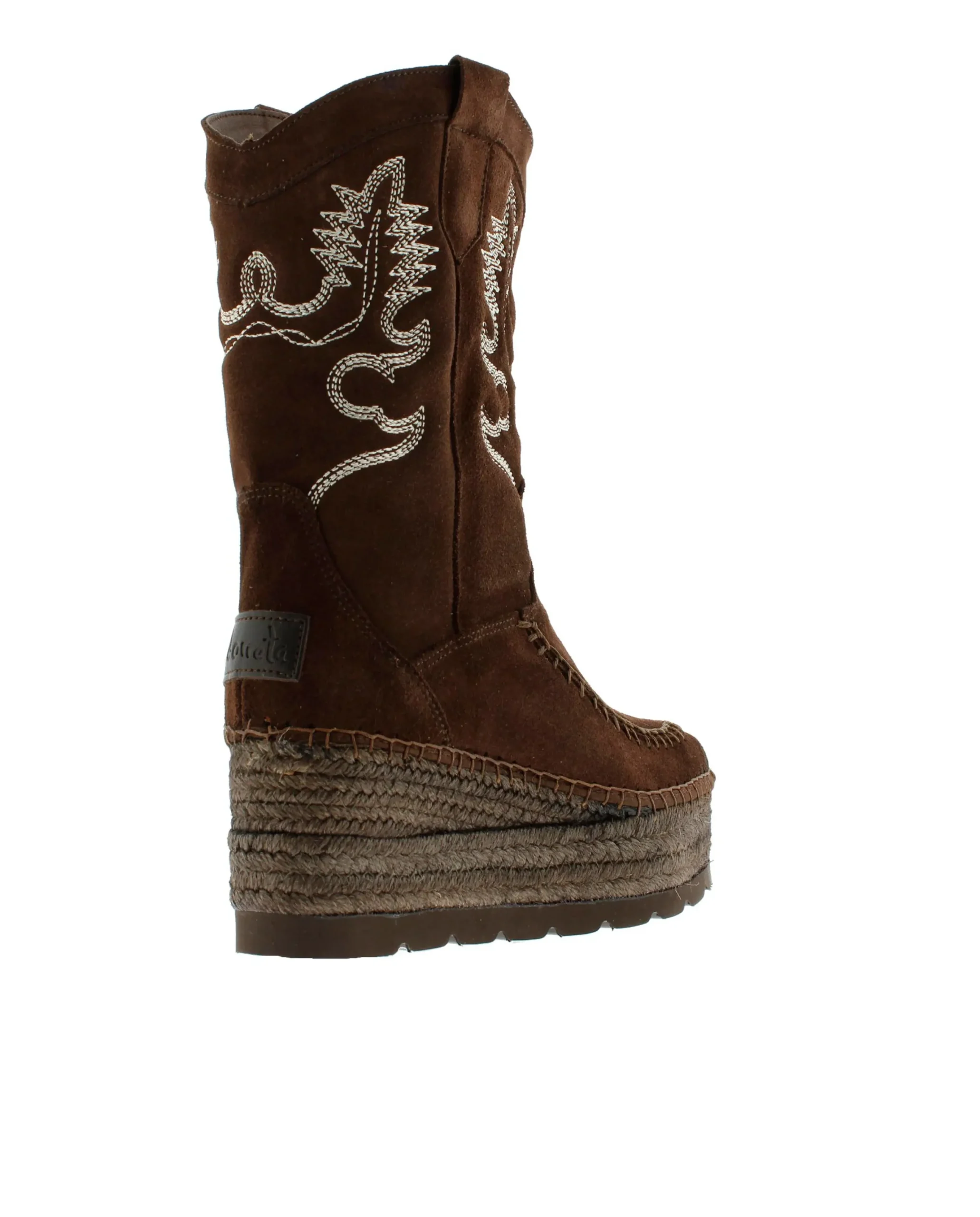 Vidorreta Outlet|Bota Cowboy en serraje testa Tilo 5