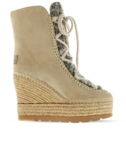 Vidorreta Outlet|Botin borreguito en serraje arena Tilo 7