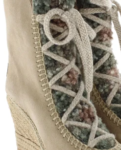 Vidorreta Outlet|Botin borreguito en serraje arena Tilo 7