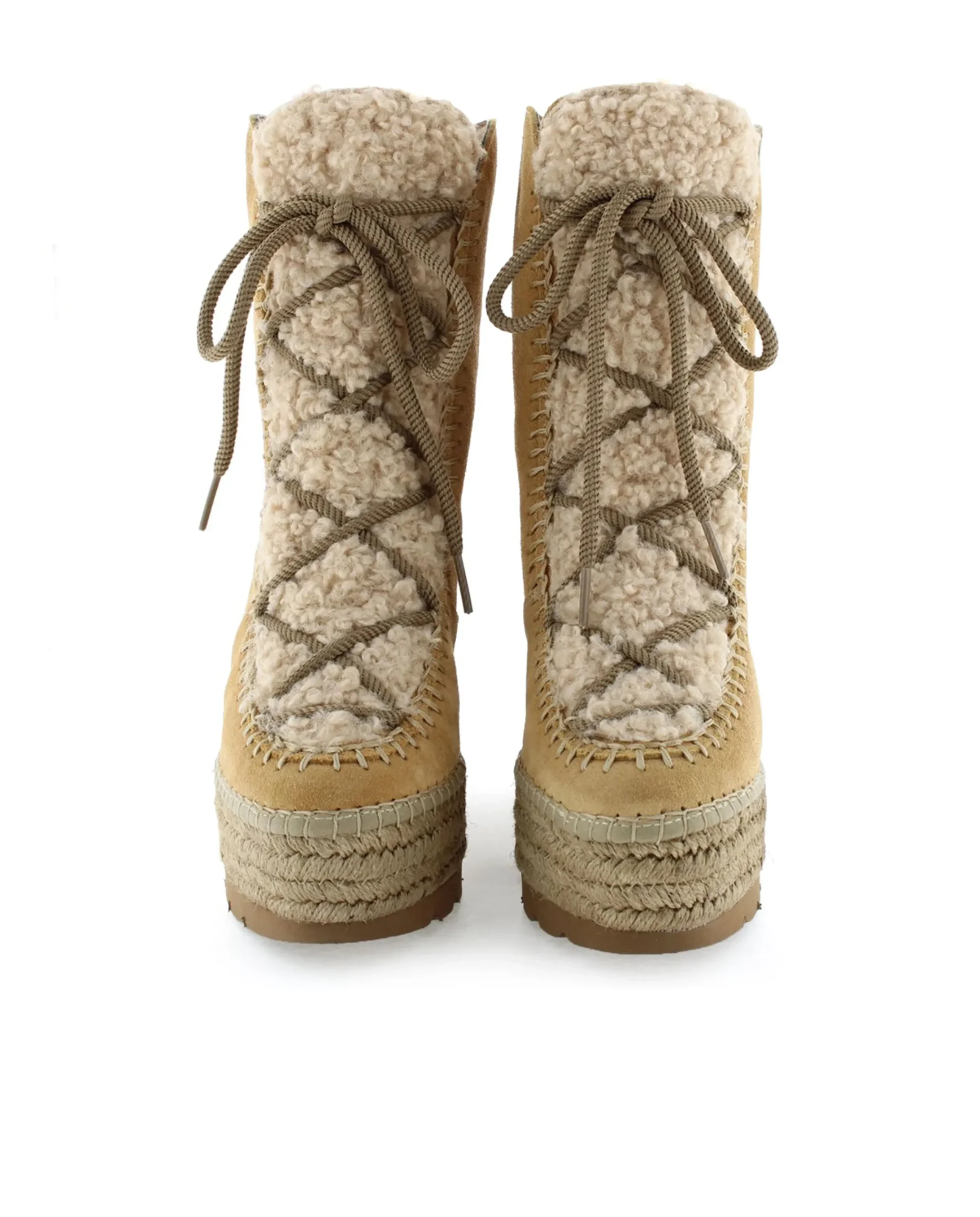 Mujer Vidorreta Botines|Botin borreguito en serraje camel Tilo 7