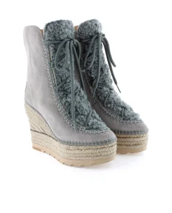 Mujer Vidorreta Botines|Botin borreguito en serraje gris Tilo 7