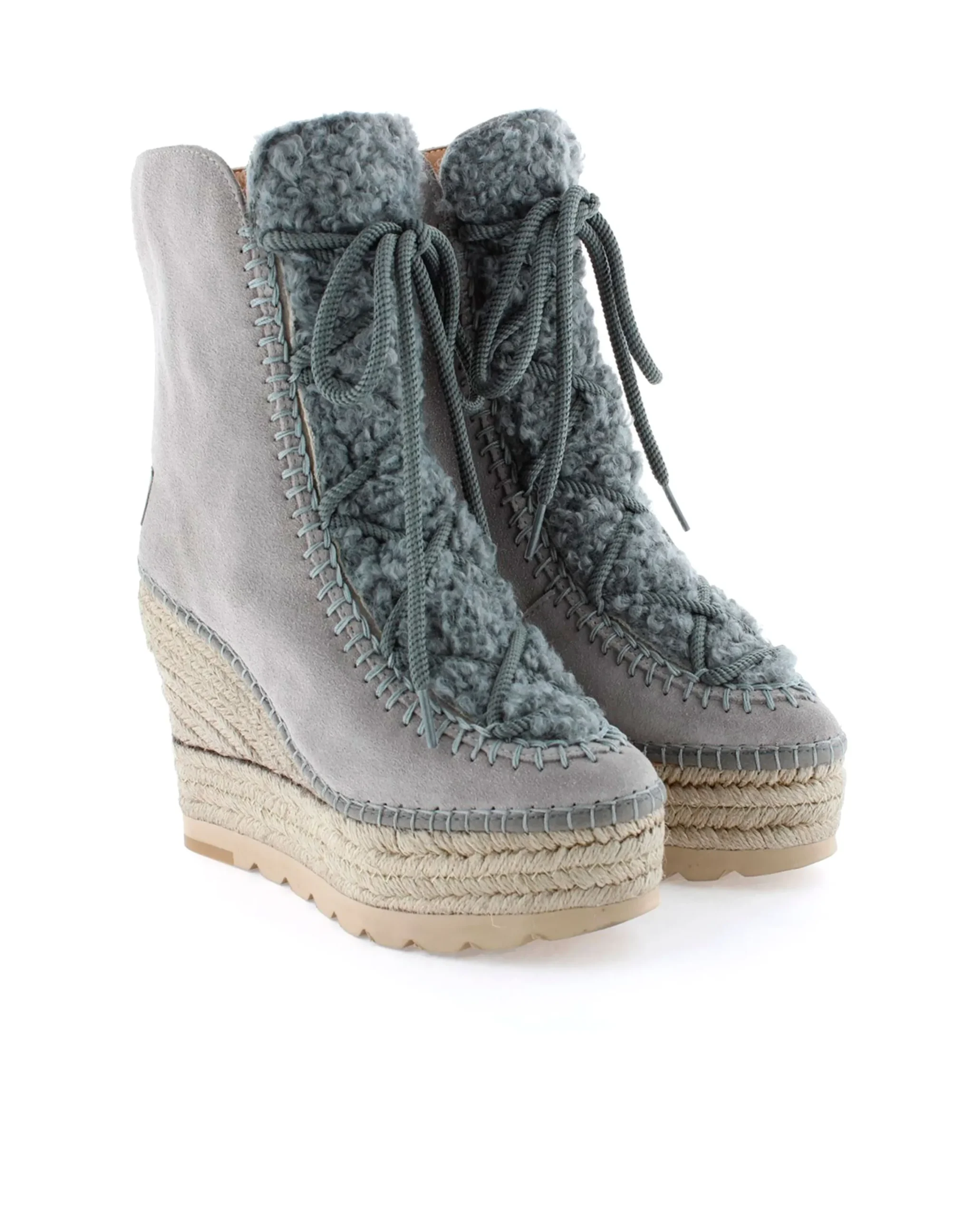 Mujer Vidorreta Botines|Botin borreguito en serraje gris Tilo 7