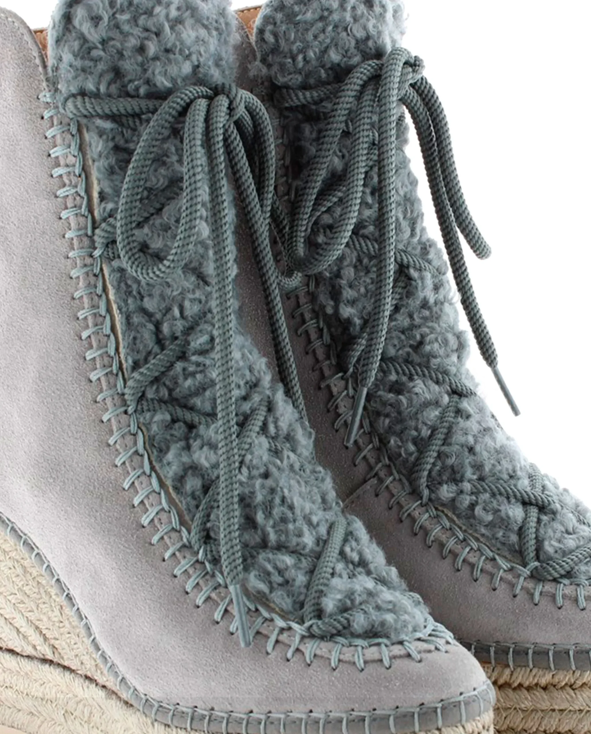 Mujer Vidorreta Botines|Botin borreguito en serraje gris Tilo 7