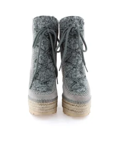 Mujer Vidorreta Botines|Botin borreguito en serraje gris Tilo 7