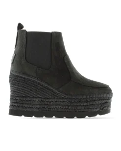 Vidorreta Outlet|Botin Chelsea en nobuk negro Cuba