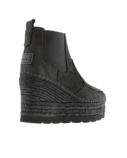 Vidorreta Outlet|Botin Chelsea en nobuk negro Cuba