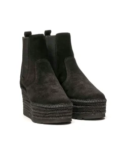 Mujer Vidorreta Botines|Botin Chelsea en serraje negro Creta