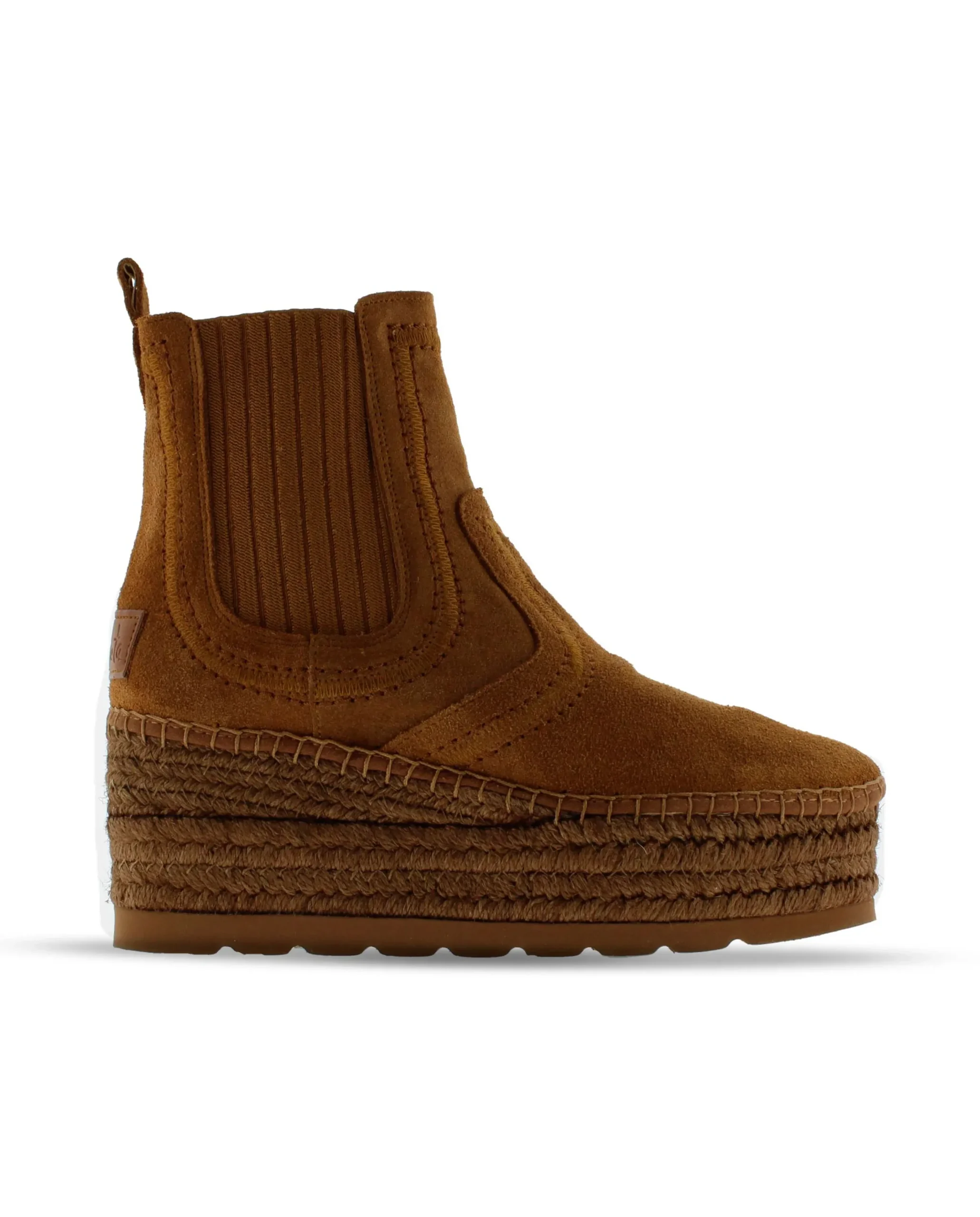 Vidorreta Outlet|Botin Chelsea en serraje cuero Creta
