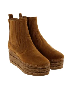 Vidorreta Outlet|Botin Chelsea en serraje cuero Creta