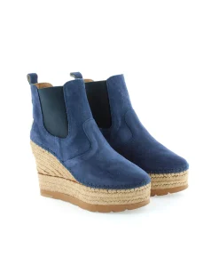 Mujer Vidorreta Botines|Botin Chelsea en serraje marino Tilo 7