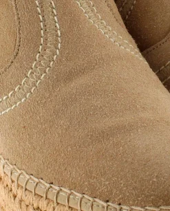 Vidorreta Outlet|Botin Chelsea en serraje arena Creta