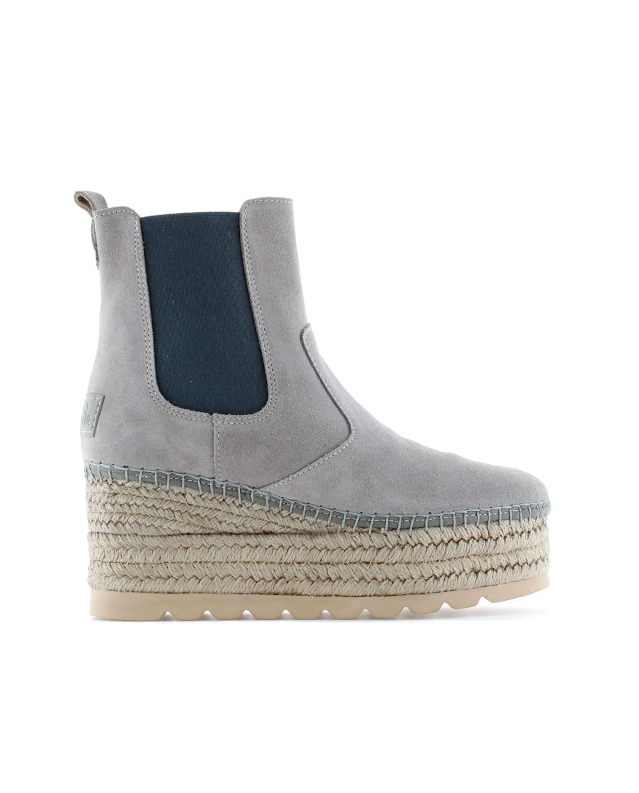 Mujer Vidorreta Botines|Botin Chelsea en serraje gris Creta