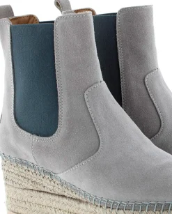 Mujer Vidorreta Botines|Botin Chelsea en serraje gris Creta