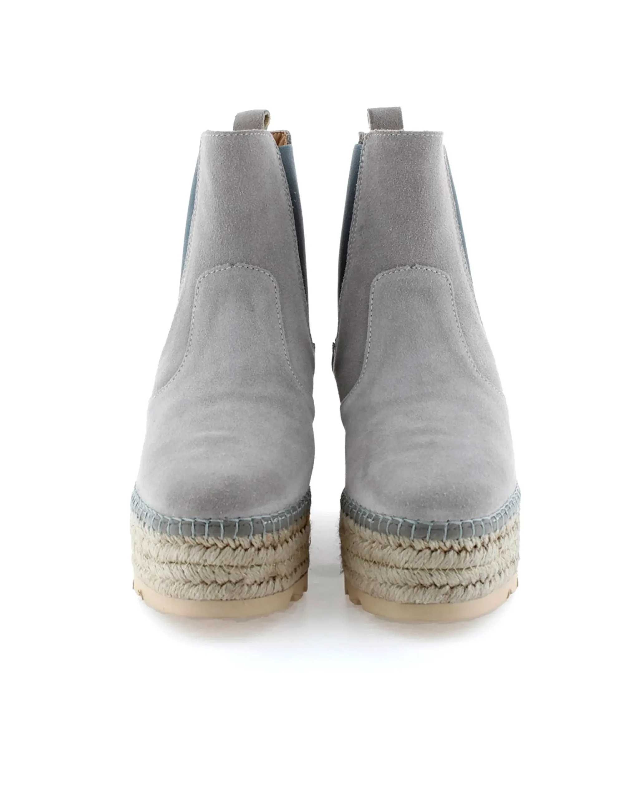 Mujer Vidorreta Botines|Botin Chelsea en serraje gris Creta