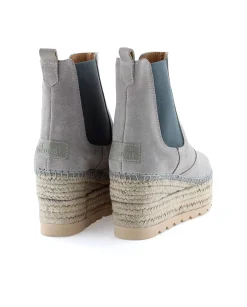 Mujer Vidorreta Botines|Botin Chelsea en serraje gris Creta