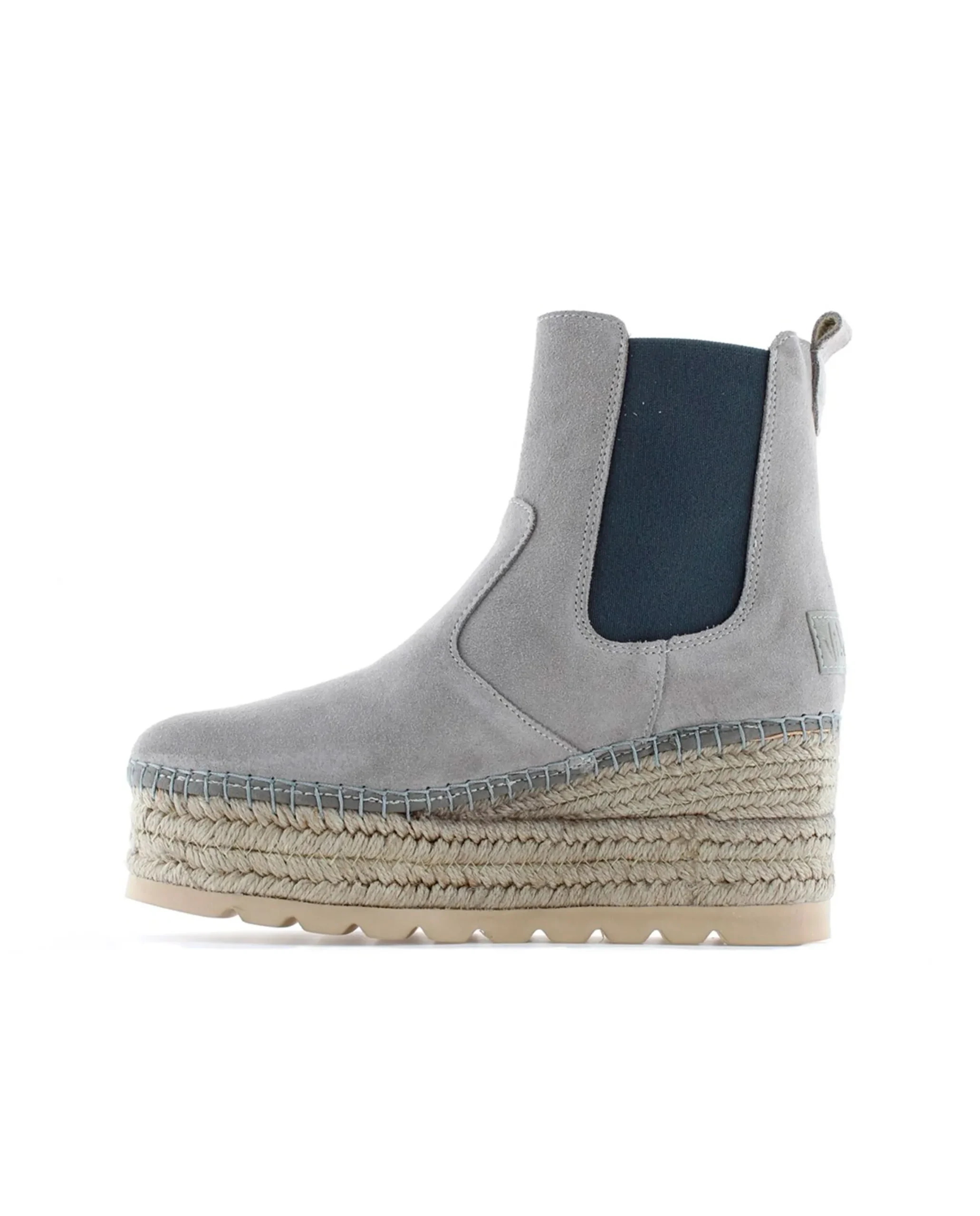 Mujer Vidorreta Botines|Botin Chelsea en serraje gris Creta