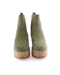 Mujer Vidorreta Botines|Botin Chelsea en serraje kaki Creta