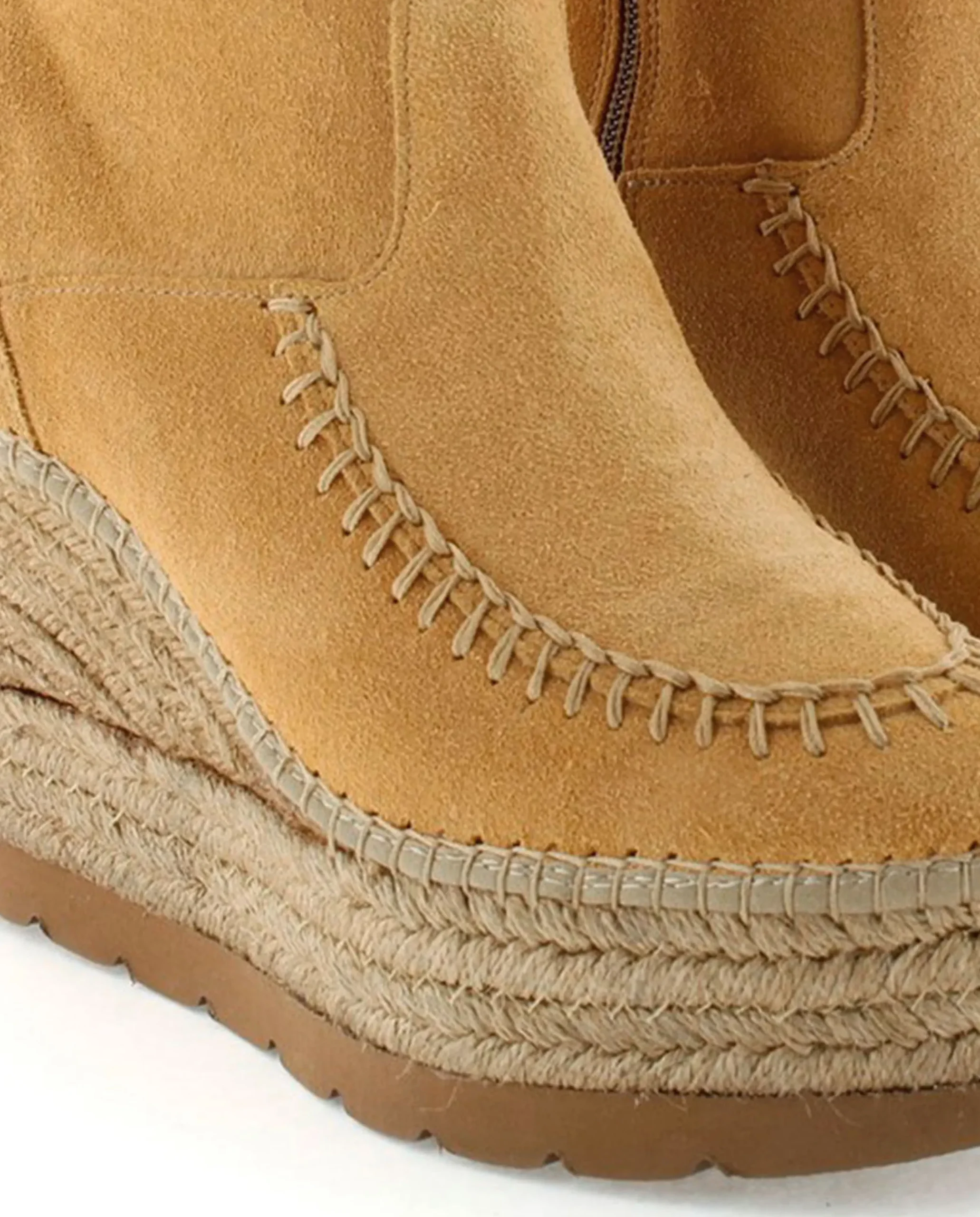 Mujer Vidorreta Botines|Botin en serraje camel Tilo 5