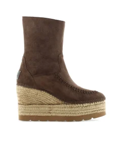 Mujer Vidorreta Botines|Botin en serraje chocolate Tilo 5