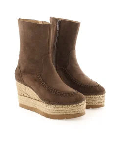 Mujer Vidorreta Botines|Botin en serraje chocolate Tilo 5