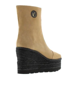 Vidorreta Outlet|Botin en serraje nude Cuba