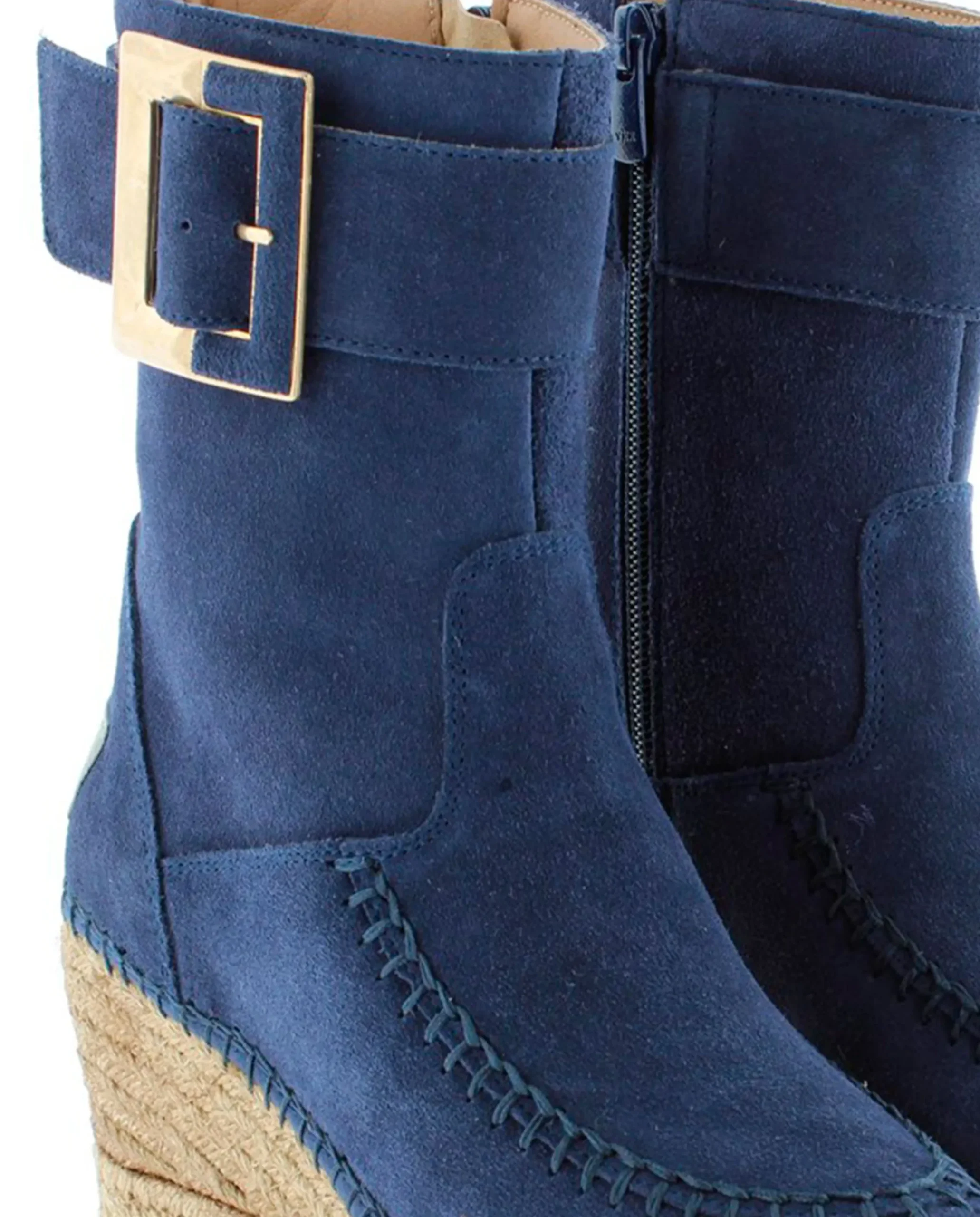 Mujer Vidorreta Botines|Botin hebilla en serraje marino Tilo 5