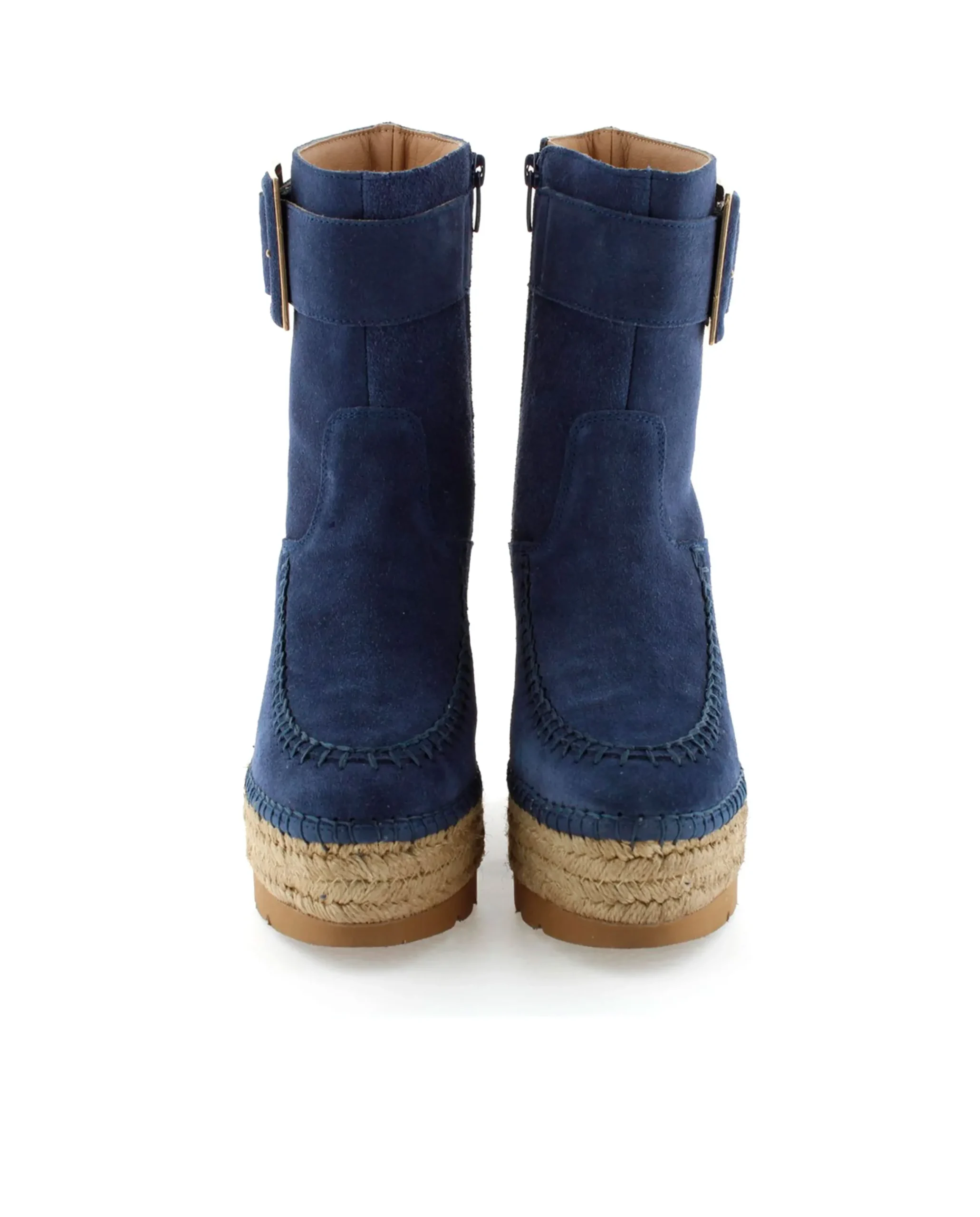 Mujer Vidorreta Botines|Botin hebilla en serraje marino Tilo 5