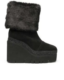 Vidorreta Outlet|Botin pelo en serraje negro Puma