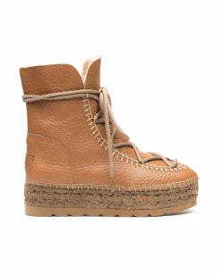 Mujer Vidorreta Botines|Botin plataforma en bost camel Merce Doble