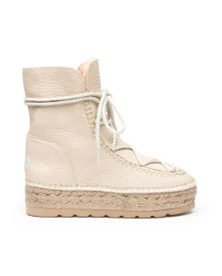Mujer Vidorreta Botines|Botin plataforma en bost crudo Merce Doble