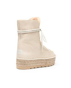 Mujer Vidorreta Botines|Botin plataforma en bost crudo Merce Doble