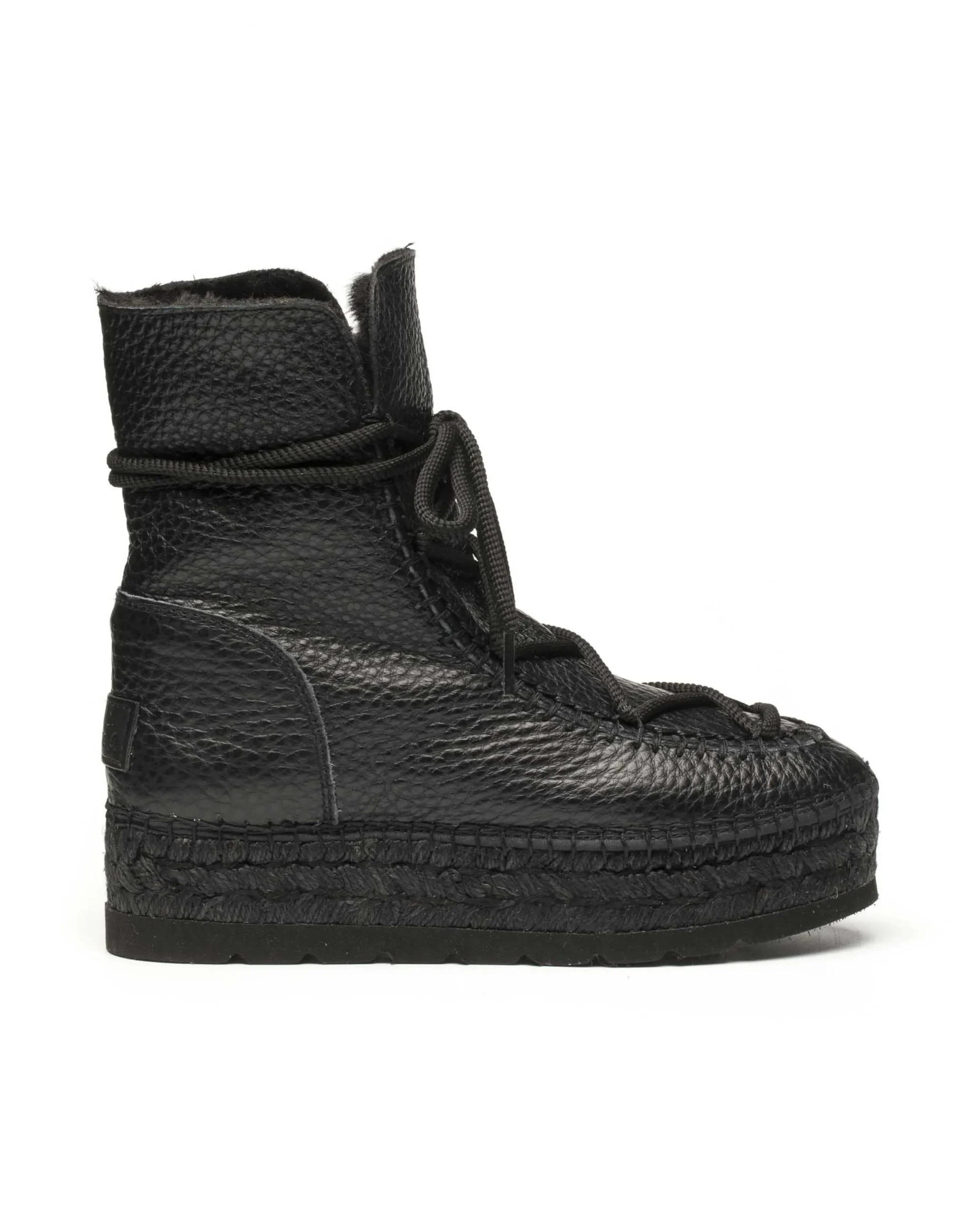 Vidorreta Outlet|Botin plataforma en bost negro Merce Doble
