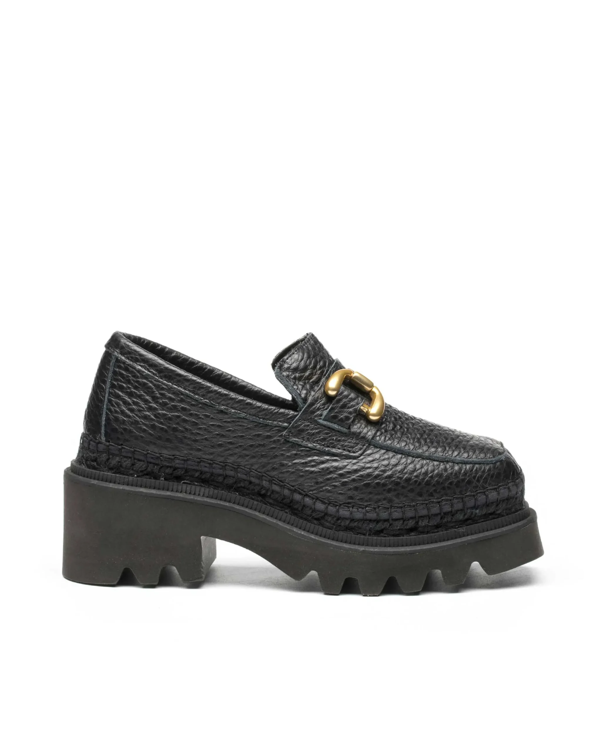 Vidorreta Outlet|Mocasin en Cocco negro León