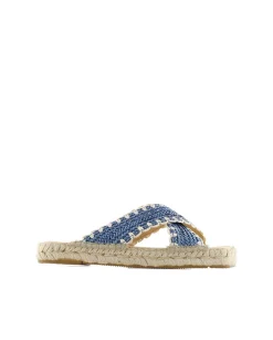 Mujer Vidorreta Sandalias Planas|Pinky cherry azul Miró
