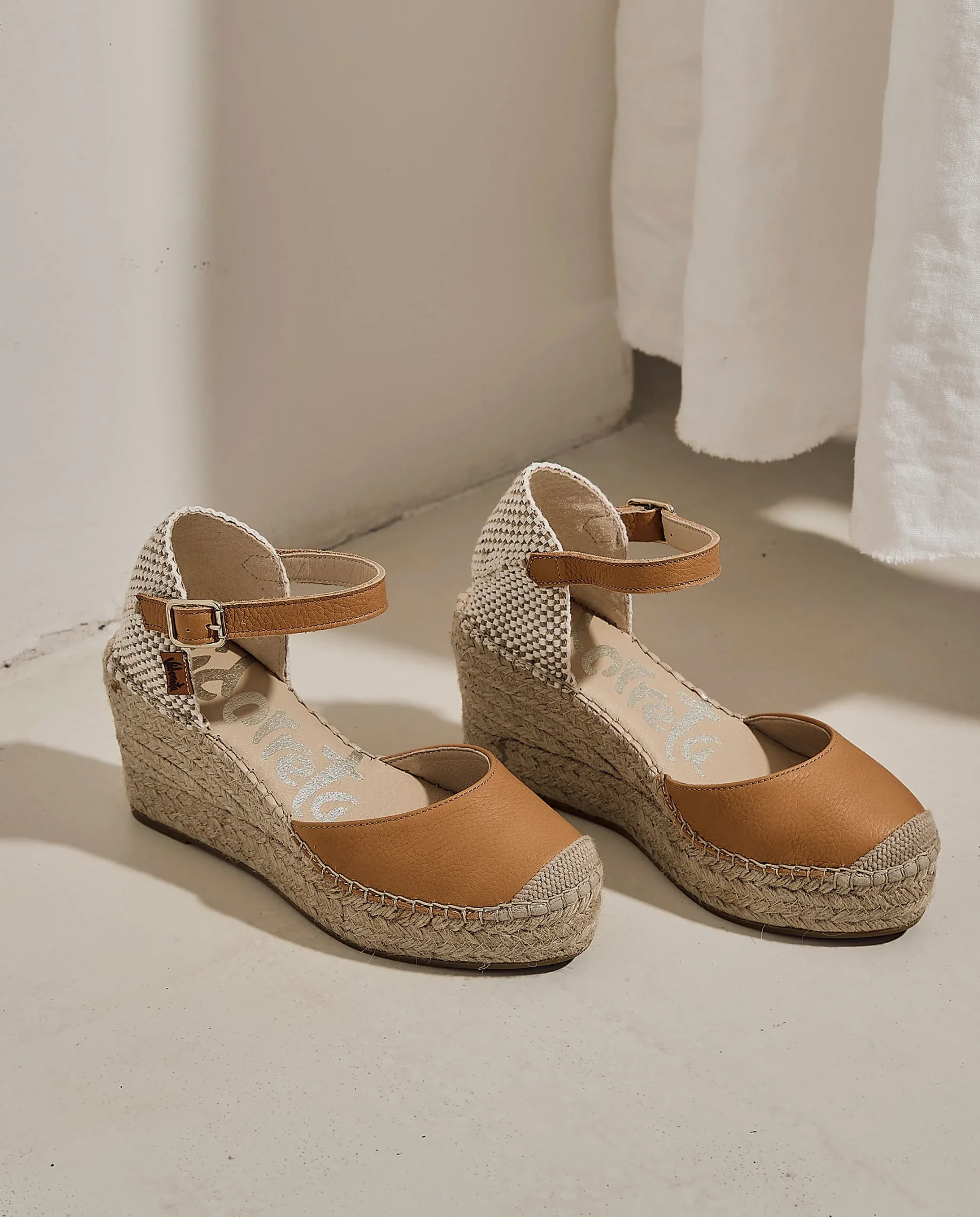 Mujer Vidorreta Sandalias Cuña|Sandalia en napa cuero Tilo 5