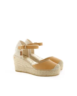 Mujer Vidorreta Sandalias Cuña|Sandalia en napa cuero Tilo 5