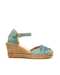 Vidorreta Outlet|Sandalia serraje alga Clavel